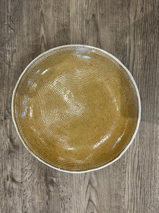 Large Brown Platter Bowl | Michele Miller Pottery Michele Miller Pottery