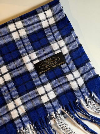 Unisex 100% Cashmere Scarves - Plaid Colors Seattle Silver