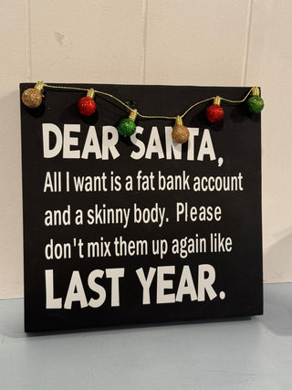 Dear Santa, I've been good - Woodland Hills Designs Woodland Hills Designs