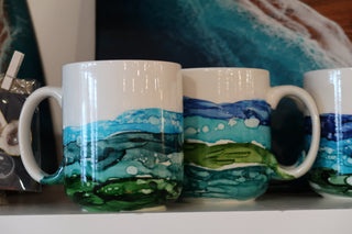 Ocean Waves Coffee Mugs - Gypsy Waves Gypsy Waves