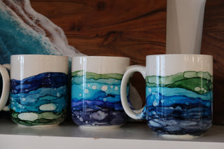 Ocean Waves Coffee Mugs - Gypsy Waves Gypsy Waves