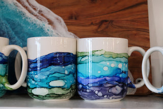 Ocean Waves Coffee Mugs - Gypsy Waves Gypsy Waves