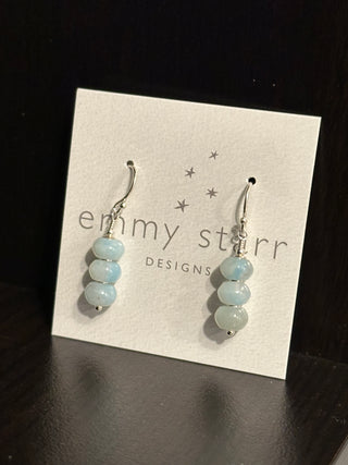 Blue Lace Agate Earrings - Jewelry by emmy starr Emmy Starr