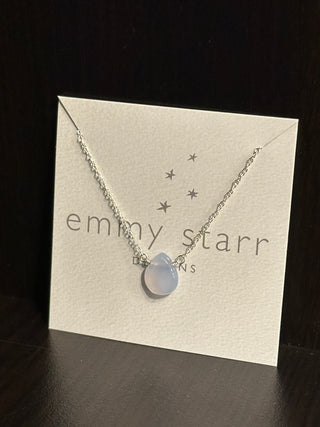 Calcedony Drop Neck - Jewelry by emmy starr Emmy Starr