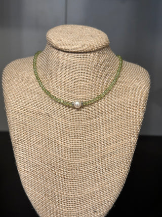 Green Peridot Necklace- Jewelry by emmy starr Emmy Starr