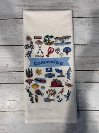 Herringbone Cotton Connecticut Tea Towel - Piper and Dune Exclusive Sycamore Creek Makers