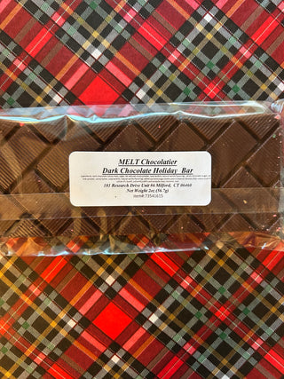 Happy Holidays Chocolate Bar | Melt Chocolatier Melt Chocolatier