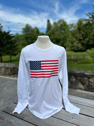 Patriotic USA Flag Shirts - Unisex - Long Sleeve | Piper and Dune Exclusive Piper and Dune