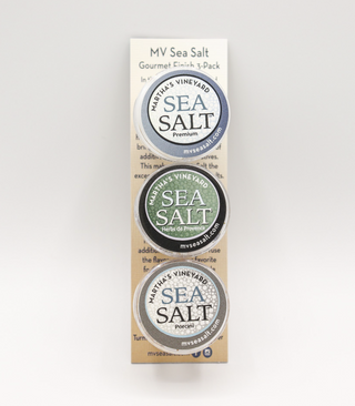 Martha's Vineyard Sea Salt Best-Seller Travelers 3-Pack Down Island Farm Foods