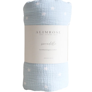 Muslim Cotton Swaddle Starry Night Blue | Alimrose Alimrose