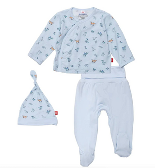 Woodsy Tale Boys 3pc Kimono Set With Hat | Magnetic Me Magnetic Me