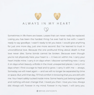 Always In My Heart Icon Stud Earrings - Bryan Anthony's Bryan Anthonys