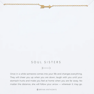 Soul Sisters Icon Arrow Necklace | Bryan Anthonys Piper and Dune