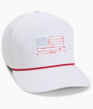 Barstool Golf x Imperial Flag Patch Hat - White Barstool Sports