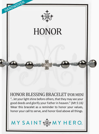 Honor Blessing Bracelet My Saint My Hero