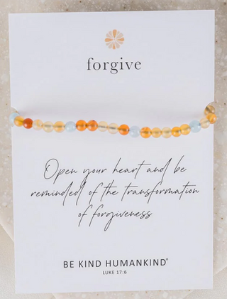 Forgive- Beaded Bracelet My Saint My Hero