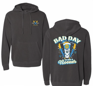 Bad Day to Be a Nooner Ski Club Hoodie - Unisex - Grey | Barstool Sports Barstool Sports