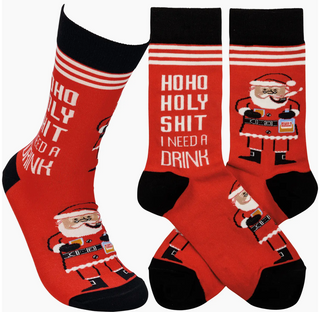 Holiday Fun Socks - One Size Fits Most Primitives by Kathy