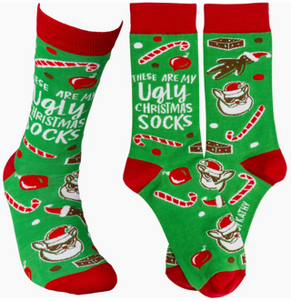 Holiday Fun Socks - One Size Fits Most Primitives by Kathy