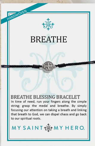 Breathe Blessing Bracelet - Variety of Colors! My Saint My Hero