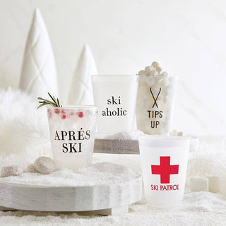 Face To Face Frost Cup Set - Ski Patrol Santa Barbara Design Studio by Creative Brands