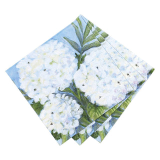 WHITE HYDRANGEAS Paper Napkins, Pack of 20 rockflowerpaper