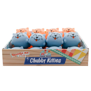 Farm Fresh Chubby Kitties, 3 Inch, Assorted Squishy Toy Toysmith