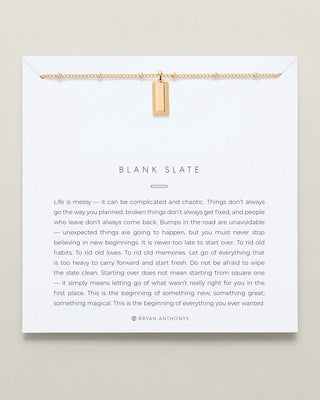 Blank Slate Dog Tag Necklace | Bryan Anthonys Bryan Anthonys