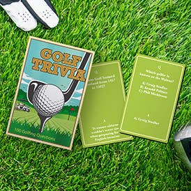 Golf Trivia Cards Gift Republic