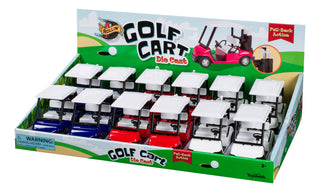 Toysmith Pull-Back Golf Cart-Toy Car, Die Cast Toysmith