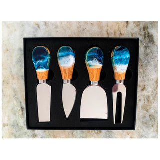 Organic Resin Poured Cheese Utensils | Nikita Fine Arts Nikita Fine Art