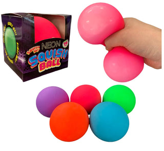 3.5" Neon Dough Ball - Boxed - 6 Assorted Colors Handee Products