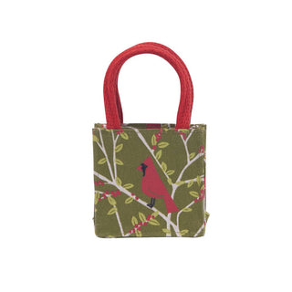 CARDINAL Itsy Bitsy Reusable Gift Bag Tote, Small rockflowerpaper