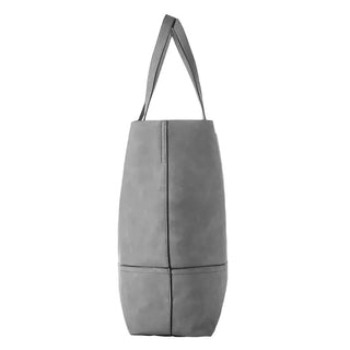 The Taylor Tote: Gray Suede: Gray Suede K. Carroll Accessories