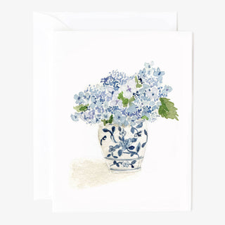 Hydrangea bouquet notecards emily lex studio