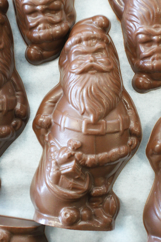 Solid Chocolate Santa Vermont Nut Free Chocolates