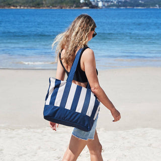 Dock & Bay Canvas Beach Bags - Whitsunday Blue Dock & Bay USA