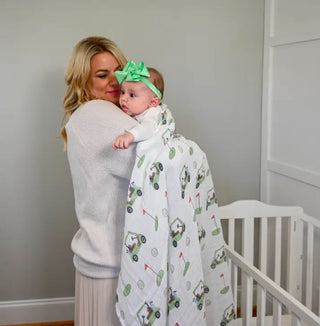 Golf A Round - Baby Swaddle Blanket Set LollyBanks