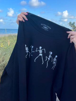 Dancing Skeletons Crewneck Sweatshirt - Unisex sizing | Sunkissed Coconut Sunkissed Coconut