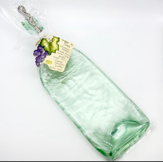 Whimsical Glass Platters Upcycled from Wine Bottles | Designs by Heidi - Various Options Designs by Heidi