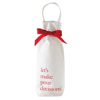 Face to Face Wine Bag - Pour Decisions Santa Barbara Design Studio by Creative Brands