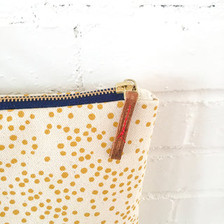 Gold Polka Dots Folder Bag Erin Flett