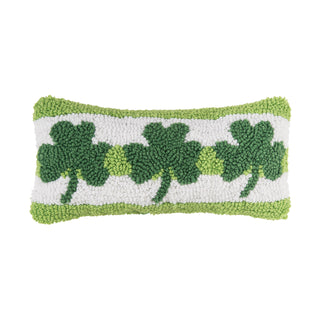 St. Patrick's Day Clover Trio Throw Pillow C&F Home