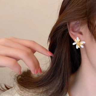Fashion Flower Stud Earrings Aliexpress