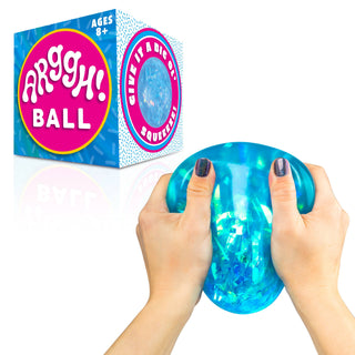 Arggh! Glitter Fidget Ball | Medium Sensory Stress Ball Livin' Well