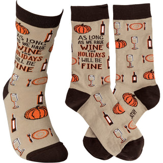 Holiday Fun Socks - One Size Fits Most Primitives by Kathy