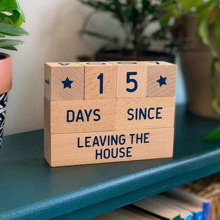 Who's Counting Wooden Countdown Blocks - Daily Living Fred and Friends