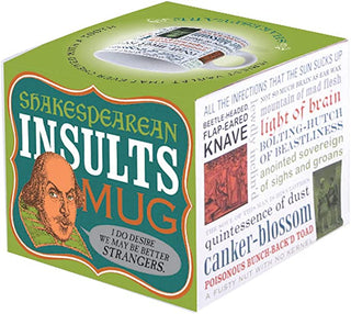 Insults Shakespeare Mug | The Unemployed Philosophers Guild The Unemployed Philosophers Guild