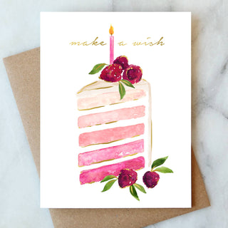 Birthday Slice Greeting Card Abigail Jayne Design