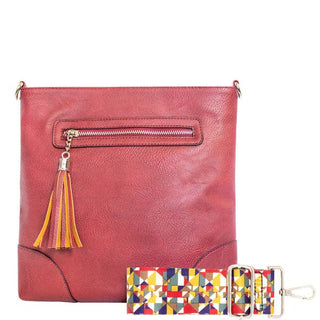 Marion Crossbody: RED: RED K. Carroll Accessories